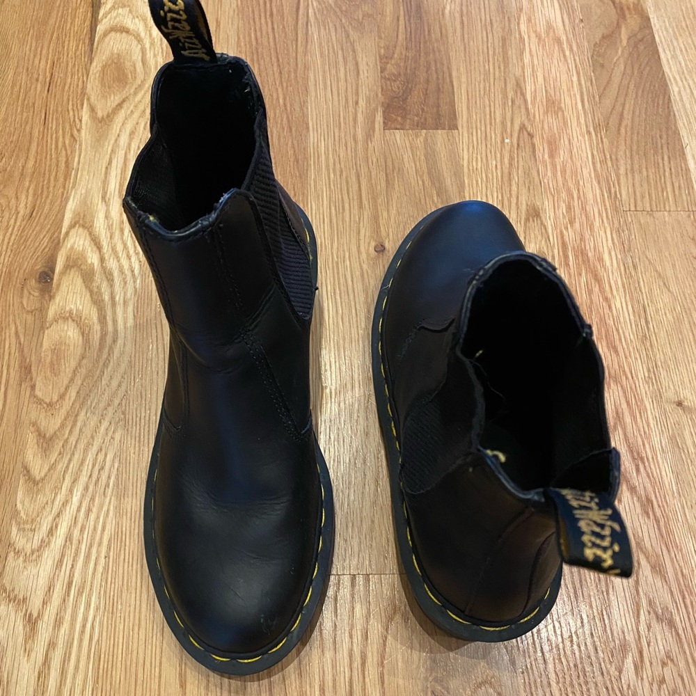 Doc Marten heeled booties. Only worn twice!